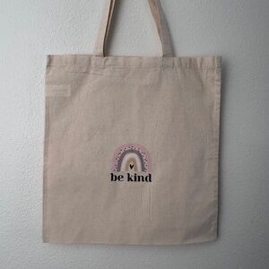 NWT // BE KIND Canvas Tote
